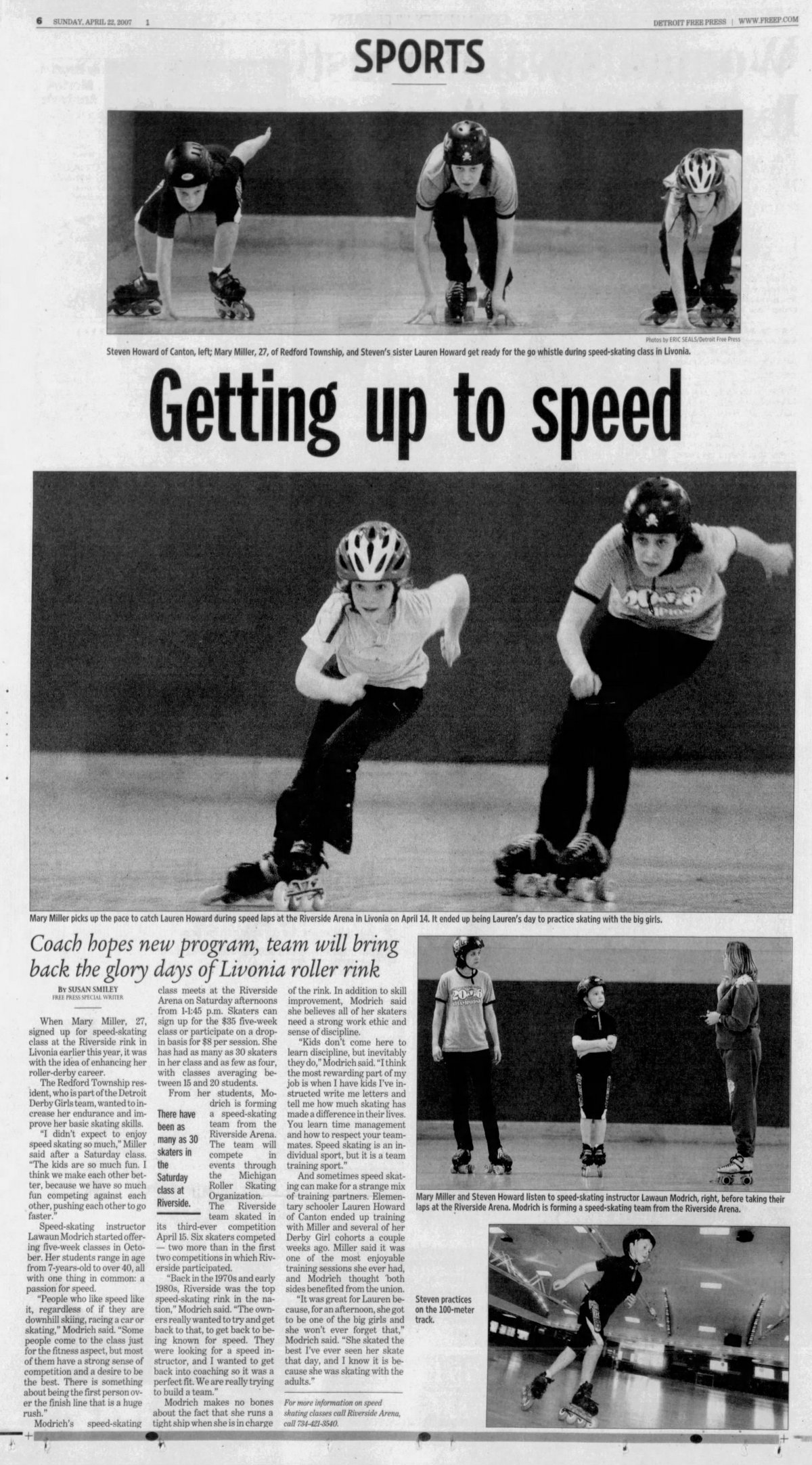 Riverside Arena - Apr 22 2007 Article